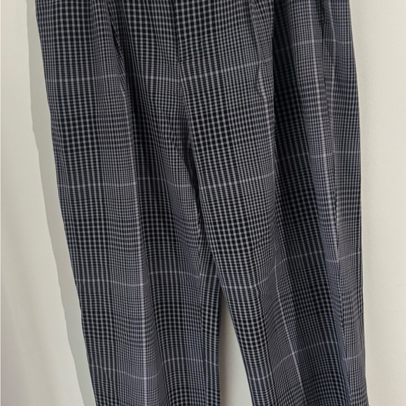 a new day Pants - a new day Black and White Checkered Trousers